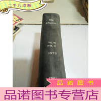 正 九成新THE ANALYST(分析师)1973.1-10.12 vol.98(英文)