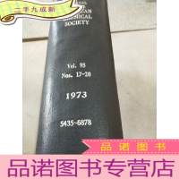 正 九成新journal of the american chemical society Vol.95 Nos.17