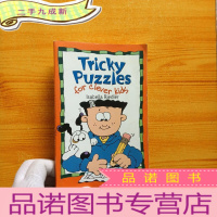 正 九成新Tricky Puzzles for Clever Kids[书内有少量字迹和水渍 看图]32开