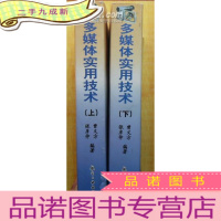 正 九成新多媒体实用技术 上下册全[16开 厚册 仅印1000册][书口处有样书印章]