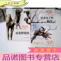 正 九成新杨红樱画本·科学童话系列:再见野骆驼/猫头鹰开宴会、背着房子的蜗牛 (三本合售)