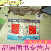 正 九成新Usborne Doodle Pad for Boy 男童涂鸦涂色填色书