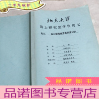 正 九成新北京大学博士研究生学位论文