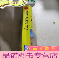 正 九成新德文原版 Australien (Reise-Handbuch) 画带一幅折叠德文大地图