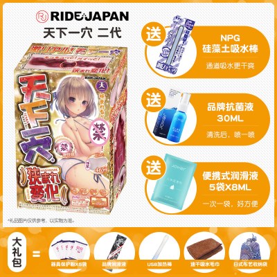 日本RideJapan天下一穴二代三穴男用飞机杯动漫名器倒模自慰处女 [顺丰保密]天下一穴上下环绕+吸水棒礼包