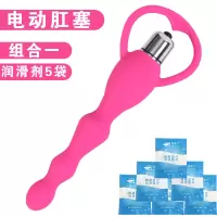 后庭震动棒电动肛塞激情用具男用女用肛塞情趣自慰器成人性用品 电动肛塞组合1