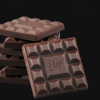 可可脂黑巧克力礼盒装无蔗糖苦休闲零食礼物批发120g