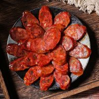 四川正宗麻辣川味香肠500克柴火手工烟熏肠腊肠风干香肠腊肉土特产