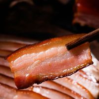 土猪1斤老腊肉四川烟熏腊肉五花肉四川特产熏肉香肠腊肉