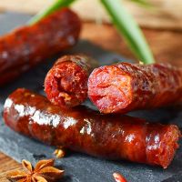 正宗四川瘦肉肠麻辣腊肠500g烤肠农家手工熏腊肉香肠