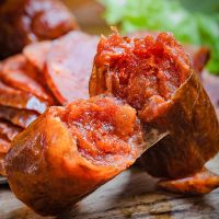 麻辣香肠2斤四川特产烟熏香肠正宗农家自制腊肉烤肠川味肉肠麻辣腊肠