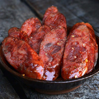 四川纯肉麻辣香肠腊肠腊肉五花500克正宗重庆川味特产农家土猪五香辣肠