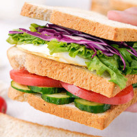 黑麦全麦面包吐司面包20-120片整箱粗粮早餐代餐