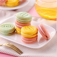 马卡龙夹心饼干20包-100包网红零食早餐点心奶油饼干散装休闲一箱批发大礼包