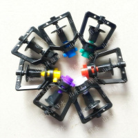 单旋转喷头[100个] 360度框架旋转地插雾化微喷头套装厂家直销园艺大棚喷灌滴灌设备