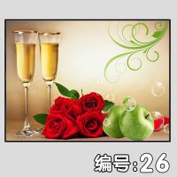 26号 40*30容纳横32*竖22掀盖式 电表箱装饰画免打孔餐厅简约现代客厅总开关电源电闸配电箱遮挡
