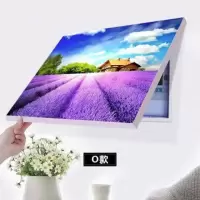 薰衣草 50*40[容纳宽40高30厘米] 免打孔现代简约电表箱装饰画遮挡总开关电闸箱盒配电表箱电表挂画