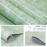 翡翠绿-8867 3米*60CM 新款仿大理石纹贴纸自粘墙纸厨房防油贴浴室卫生间橱柜灶台面防水