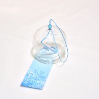 花边雪花 玻璃樱花风铃铃铛创意卧室挂件冥想夏日和风挂饰饰女生日本日式