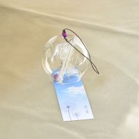 蒲公英（白色） 玻璃樱花风铃铃铛创意卧室挂件冥想夏日和风挂饰饰女生日本日式