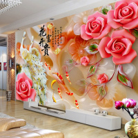 进口丝线235*125厘米大格6股绣 十字绣孔雀牡丹图花开富贵客厅新款2米大幅满绣2019线绣