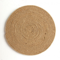 直径40CM麻绳圆盘 麻绳编织圆盘壁挂装饰墙上挂饰幼儿园环创手工装饰材料空中挂件
