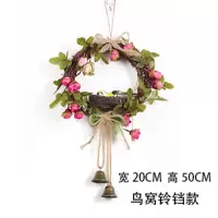 鸟窝铃铛款 幼儿园墙面挂件树枝装饰壁挂环创墙面挂饰植物挂饰奶茶店民宿壁挂
