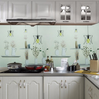 吊灯干花 宽60X长5米 防水防油墙贴自粘贴纸橱柜翻新壁纸防潮垫厨房灶台耐高温铝箔锡纸