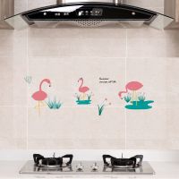 透明款60*90cm水中漫舞 1张装 厨房防油贴纸油烟机灶台瓷砖橱柜防水贴画耐高温自粘墙面装饰墙贴