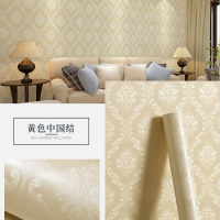 黄中国结 10米长*60厘米宽 60宽加厚防潮防水PVC自粘壁纸 客厅卧室学生宿舍家居翻新墙纸贴纸
