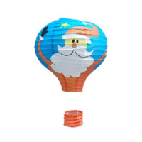 卡通款圣诞老人(5个) 热气球装饰纸灯笼婚庆酒吧KTV商场4S店挂饰幼儿园走廊空中吊饰