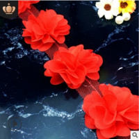 大红色一条(长约9米) 春天商场装饰空中吊饰店铺开业布置用品婚礼花串条幼儿园教室挂饰