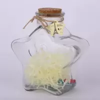 特大号(可装520颗) 木塞装折纸星星的五角星玻璃瓶瓶幸运星瓶许愿瓶520星星