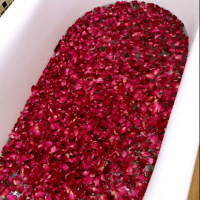 100克加泡泡浴4包 云南干玫瑰花瓣牛奶浴泡泡浴泡澡组合温泉浴缸沐浴用品洗澡真花瓣