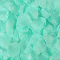 蒂芙尼蓝花瓣 10包装[约1000] 婚床布置装饰假花瓣仿真玫瑰花瓣婚礼手撒花表白求婚结婚庆用品