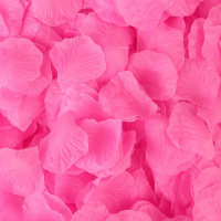 深粉 10包装[约1000] 婚床布置装饰假花瓣仿真玫瑰花瓣婚礼手撒花表白求婚结婚庆用品