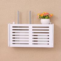 大号-百叶 无线路由器收纳盒壁挂WiFi置物架猫装饰免打孔遮挡箱机顶盒架子