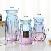 24折纸+18贴标+18南瓜(蓝紫) 我想要性价比高花瓶(加厚款) 花瓶摆件客厅插花玻璃透明北欧富贵竹干花餐桌满天星大号