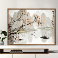 秋染丽江 40*50(彩色画布)不带框 画画diy数字油画 自绘填色画减压手工手绘填充画数字油彩画装饰画