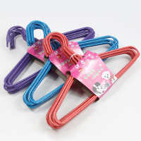 浸塑儿童衣架40支 婴儿宝宝衣架小孩童装衣服架 男女晾衣撑晒衣挂