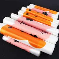 塑料袋 大号小熊小兔手提袋卡通背心袋透明方便袋收纳袋塑料包装袋子礼品水果小店打包超市购物