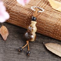 牦牛角葫芦钥匙扣挂件男女创意汽车钥匙链环串十二生肖转运饰品 生肖猪[牦牛角葫芦]