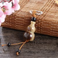 牦牛角葫芦钥匙扣挂件男女创意汽车钥匙链环串十二生肖转运饰品 生肖鸡[牦牛角葫芦]