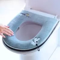 通用家用马桶垫可爱北欧坐垫毛绒冬季拉链款四季便器套子防水