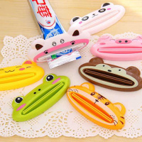韩国卡通手动儿童挤牙膏器韩国懒人神器化妆品洗面奶牙膏挤压器 卡通款[2个装]