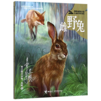 音像雌野兔(黑鹤动物小说儿童彩绘拼音版)格日勒其木格·黑鹤