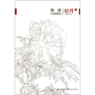 音像牡丹(1)/唯美白描精选绘画:颜成彪