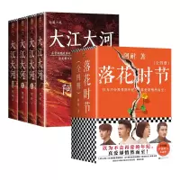 音像落花时节+大江大河共8册阿耐