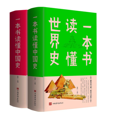 音像一本书读懂中国史+一本书读懂世界史共2册天一清
