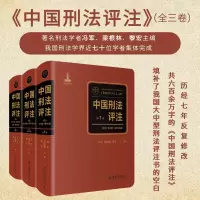 音像中国刑法评注(全三卷)冯军、梁根林、黎宏